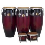 تومبا سه تایی بانگو و پایه برند پرل مدل Elite Congas