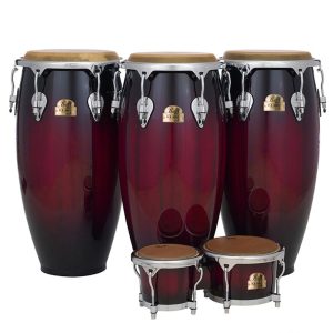 تومبا سه تایی بانگو و پایه برند پرل مدل Elite Congas