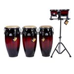 تومبا سه تایی بانگو و پایه برند پرل مدل Elite Congas - تصویر 5